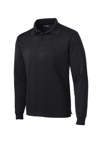 Left chest Embroidered Sport-Tek® Long Sleeve Micropique Sport-Wick® Polo