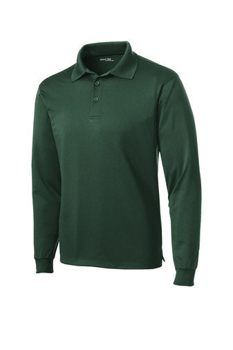 Left chest Embroidered Sport-Tek® Long Sleeve Micropique Sport-Wick® Polo