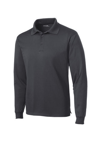 Left chest Embroidered Sport-Tek® Long Sleeve Micropique Sport-Wick® Polo