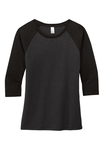 Lawrence Performance Horses original logo District ® Perfect Tri ® 3/4-Sleeve Raglan