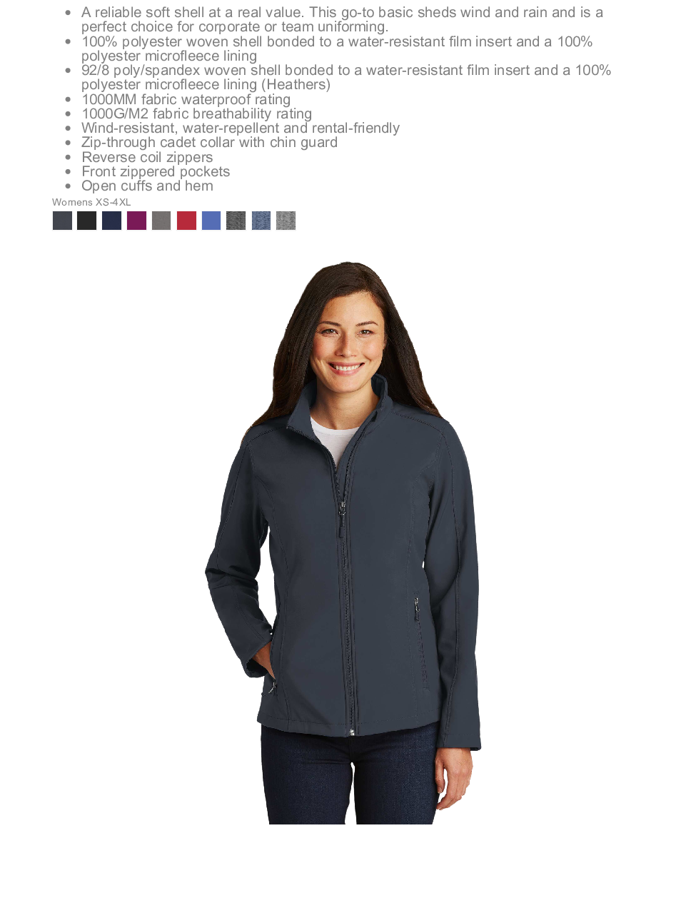 ORHA Port Authority® Ladies Core Soft Shell Jacket with choice of ORHA Design