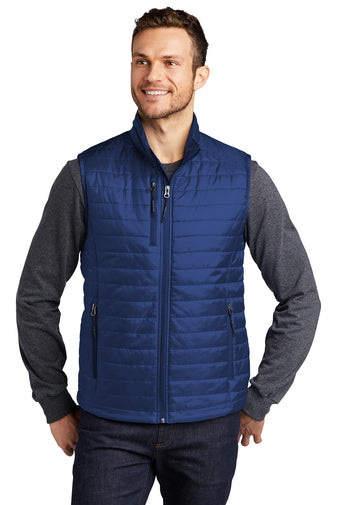 Port Authority® Packable Puffy Vest with RHAKY logo embroidery