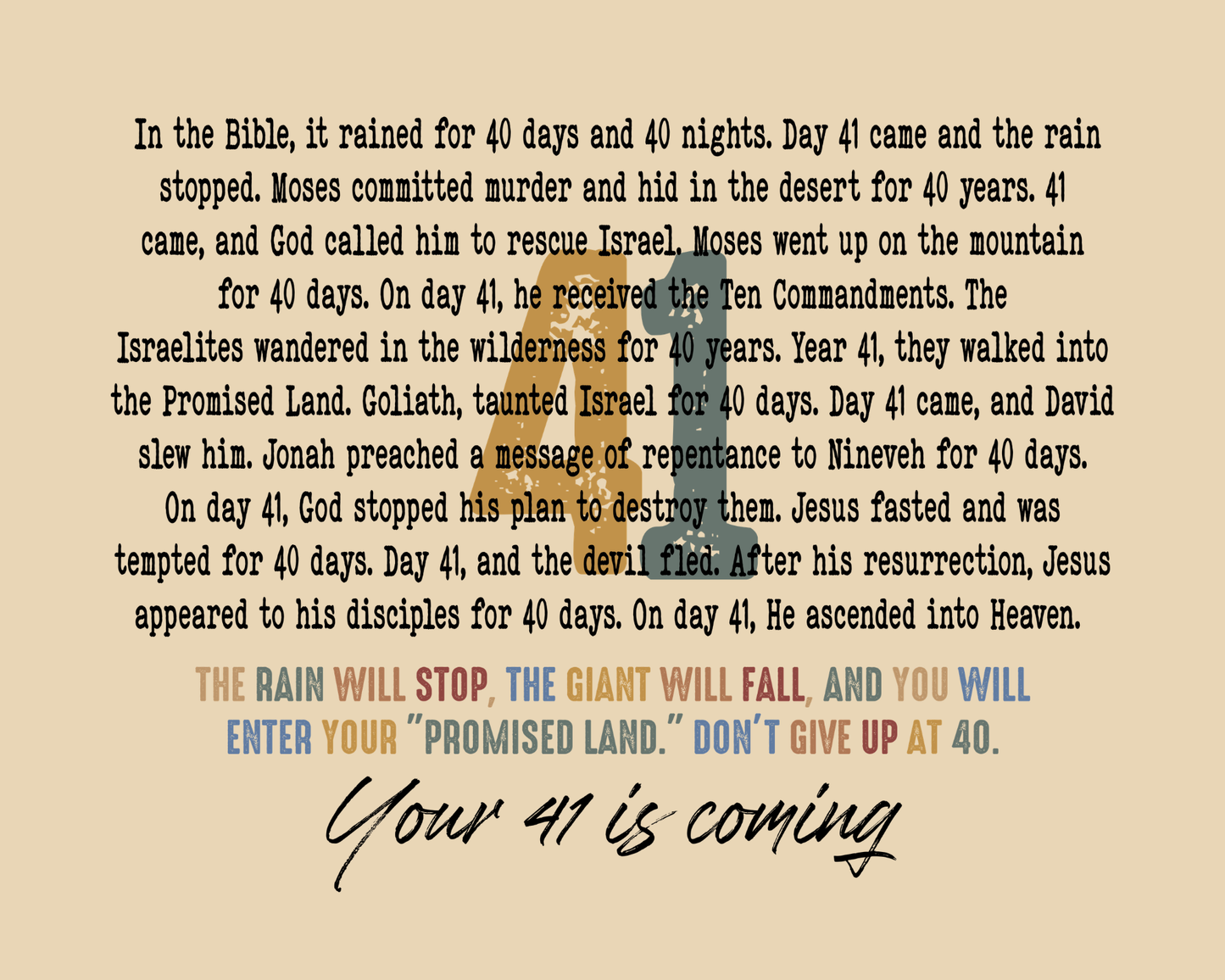 Your 41 is coming Crewneck